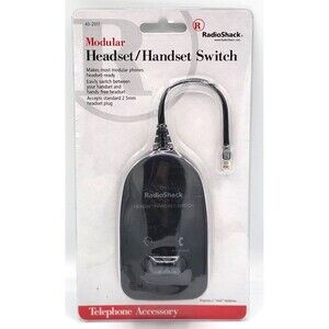 Radio Shack Modular Headset Handset Switch Telephone Accessory Model 43-2017 New
